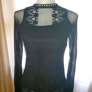 Black Anthropologie top